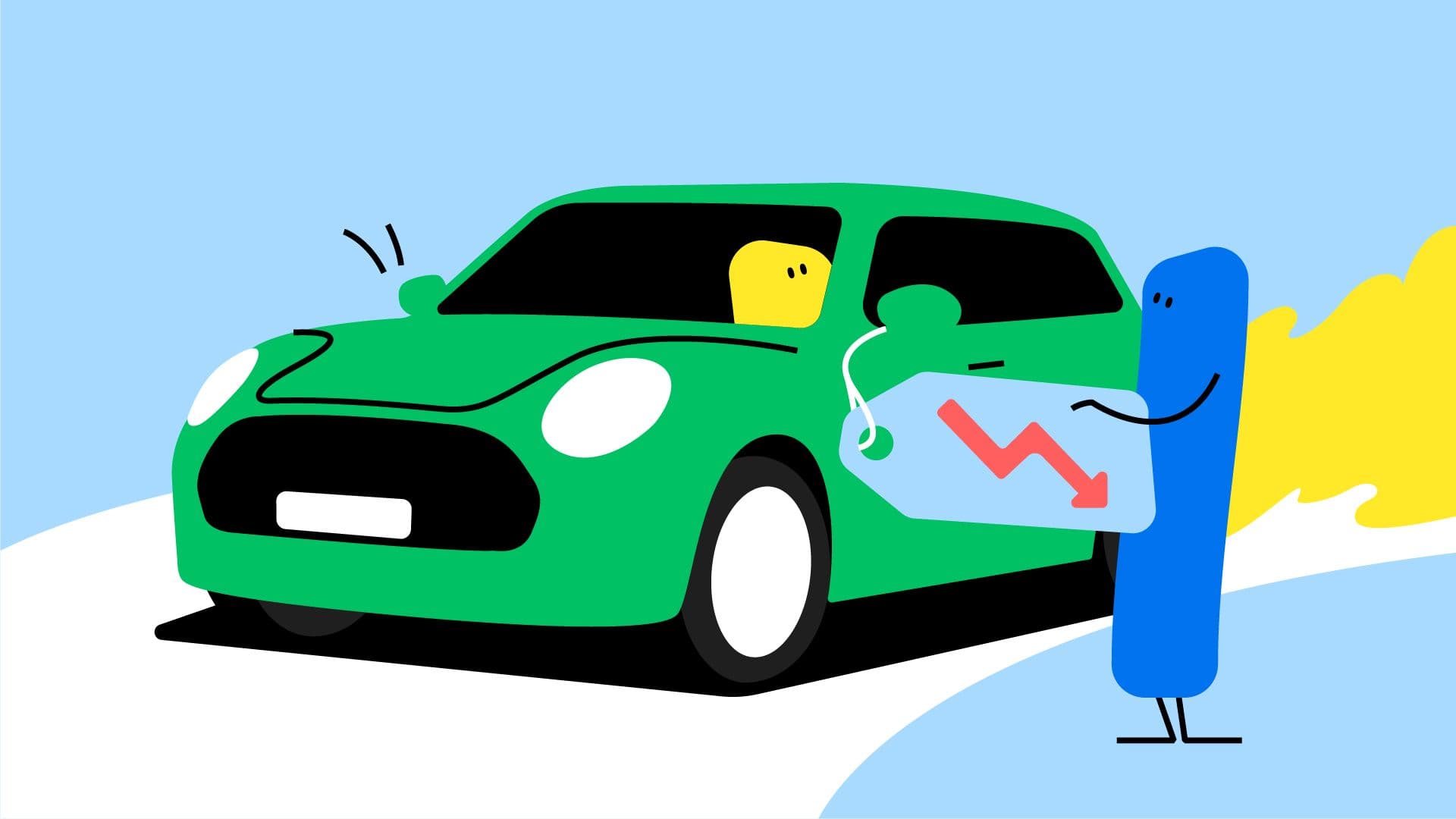 La dépréciation d'une voiture