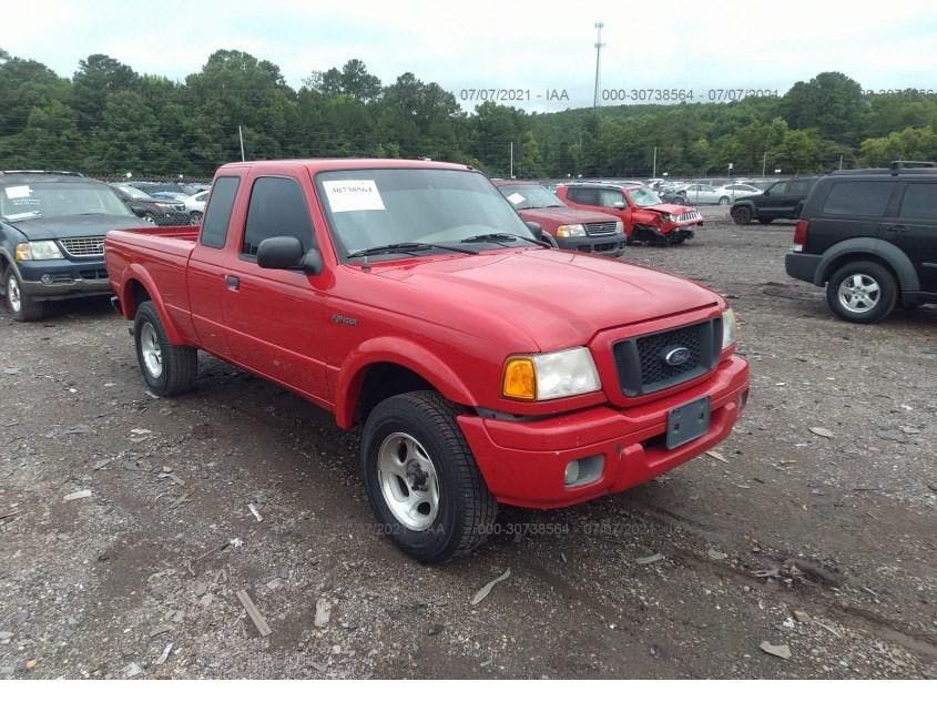 main view of 1FTYR14E94PB66941 Ford Ranger 2004