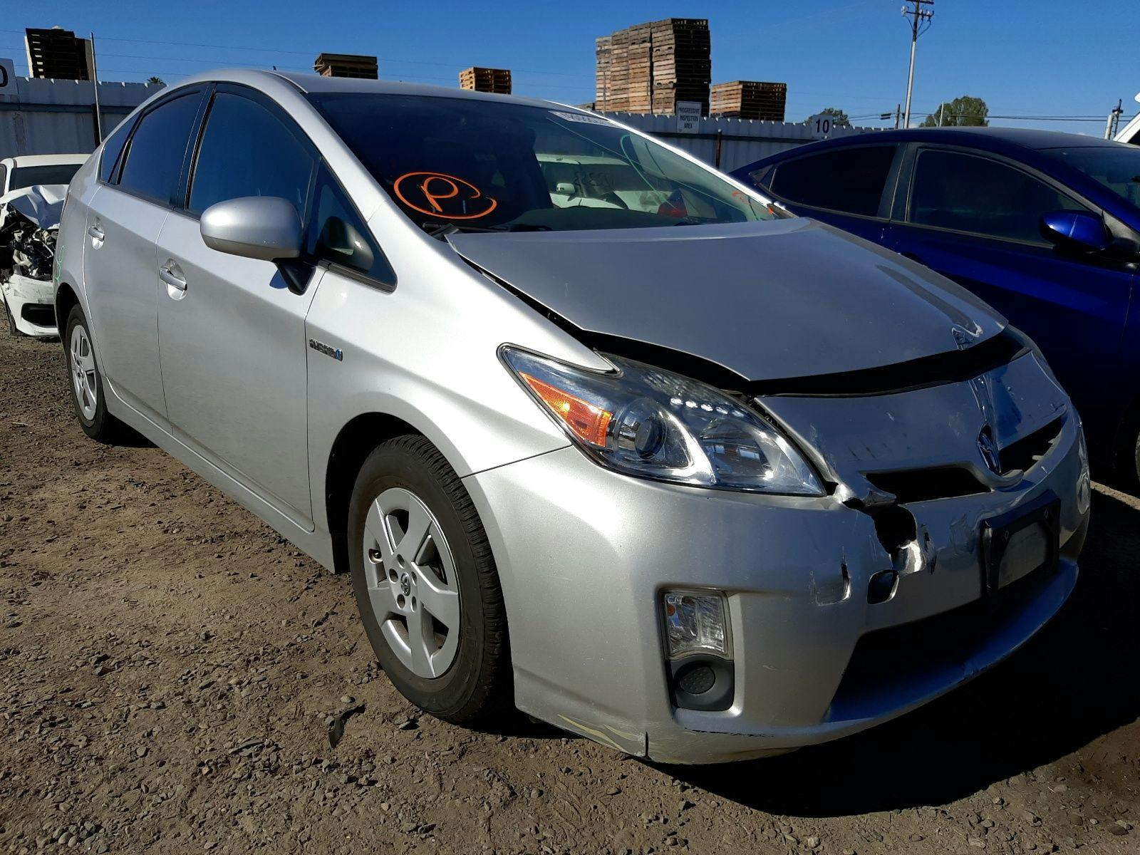 main view of JTDKN3DU6A0125692 Toyota Prius 2010