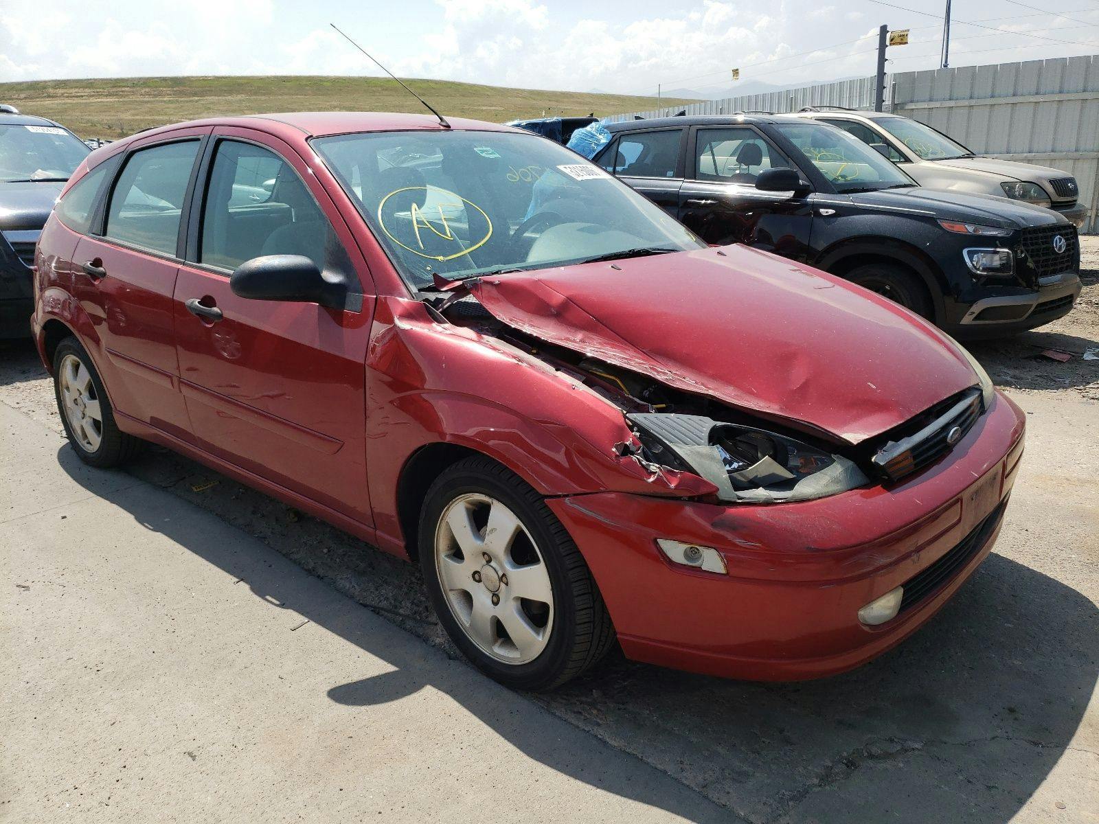 main view of 3FAFP37362R240637 Ford Focus 2002