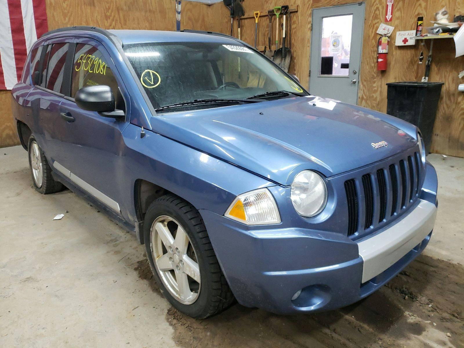 main view of 1J8FT57W97D279498 Jeep Compass 2007
