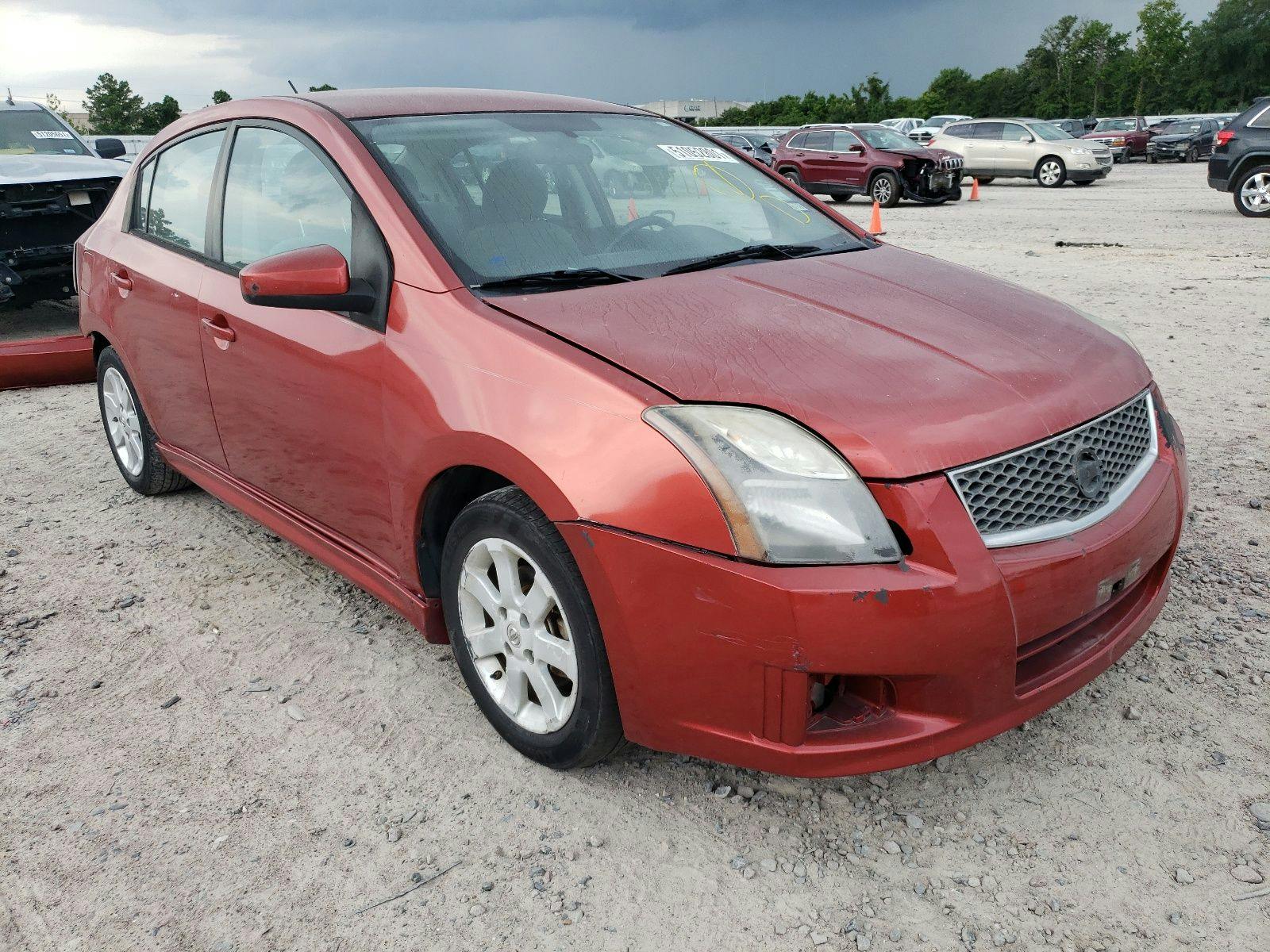 main view of 3N1AB6APXAL720278 Nissan Sentra 2010